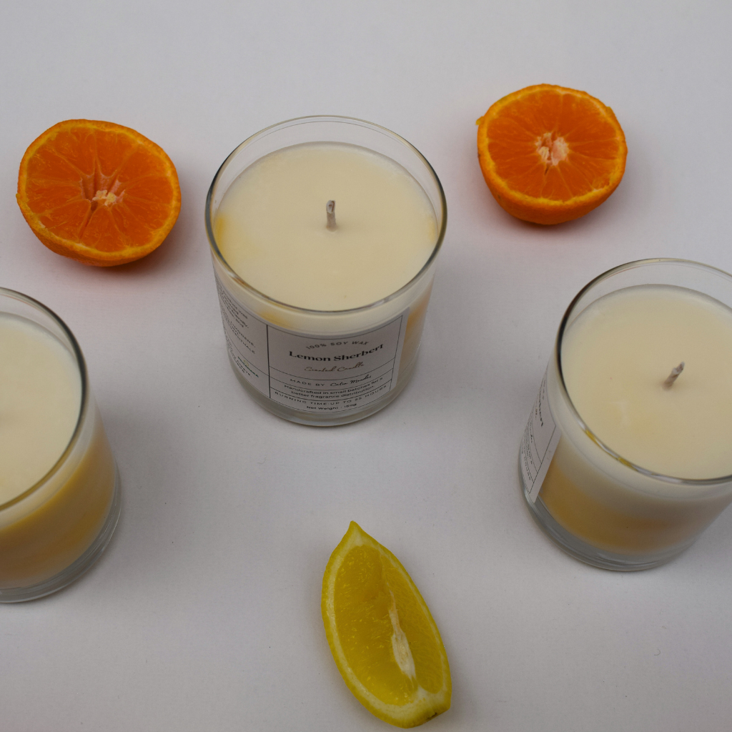 Sherbert Lemon 150ml Soy Wax Candle