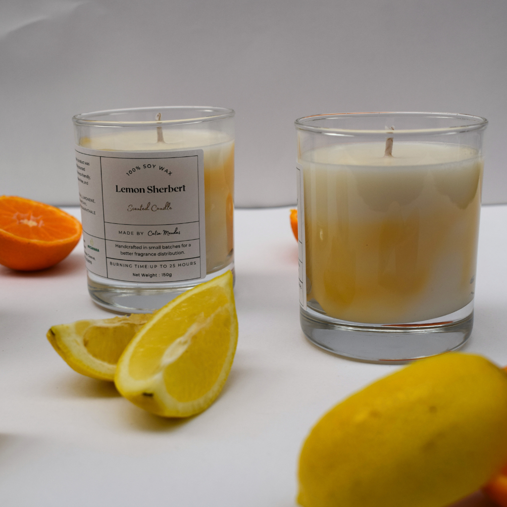 Sherbert Lemon 150ml Soy Wax Candle