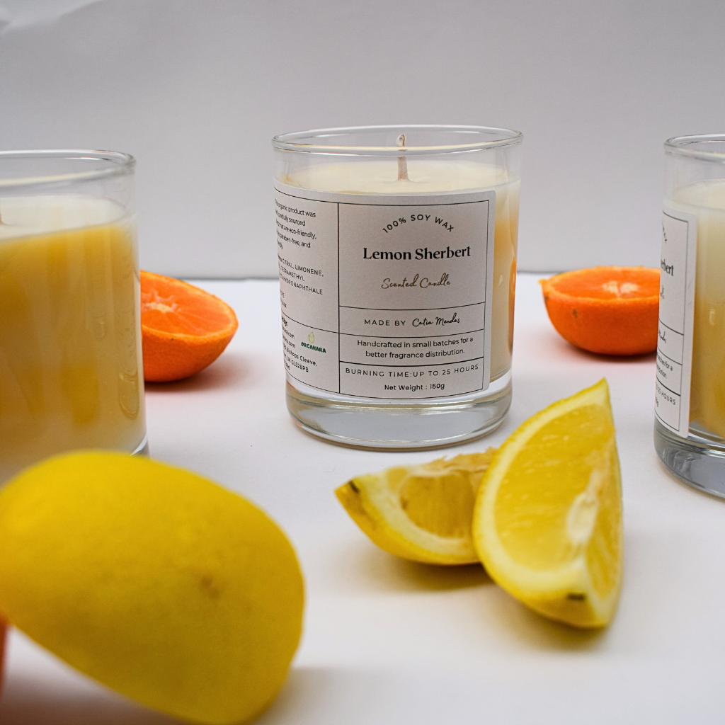 Sherbert Lemon 150ml Soy Wax Candle