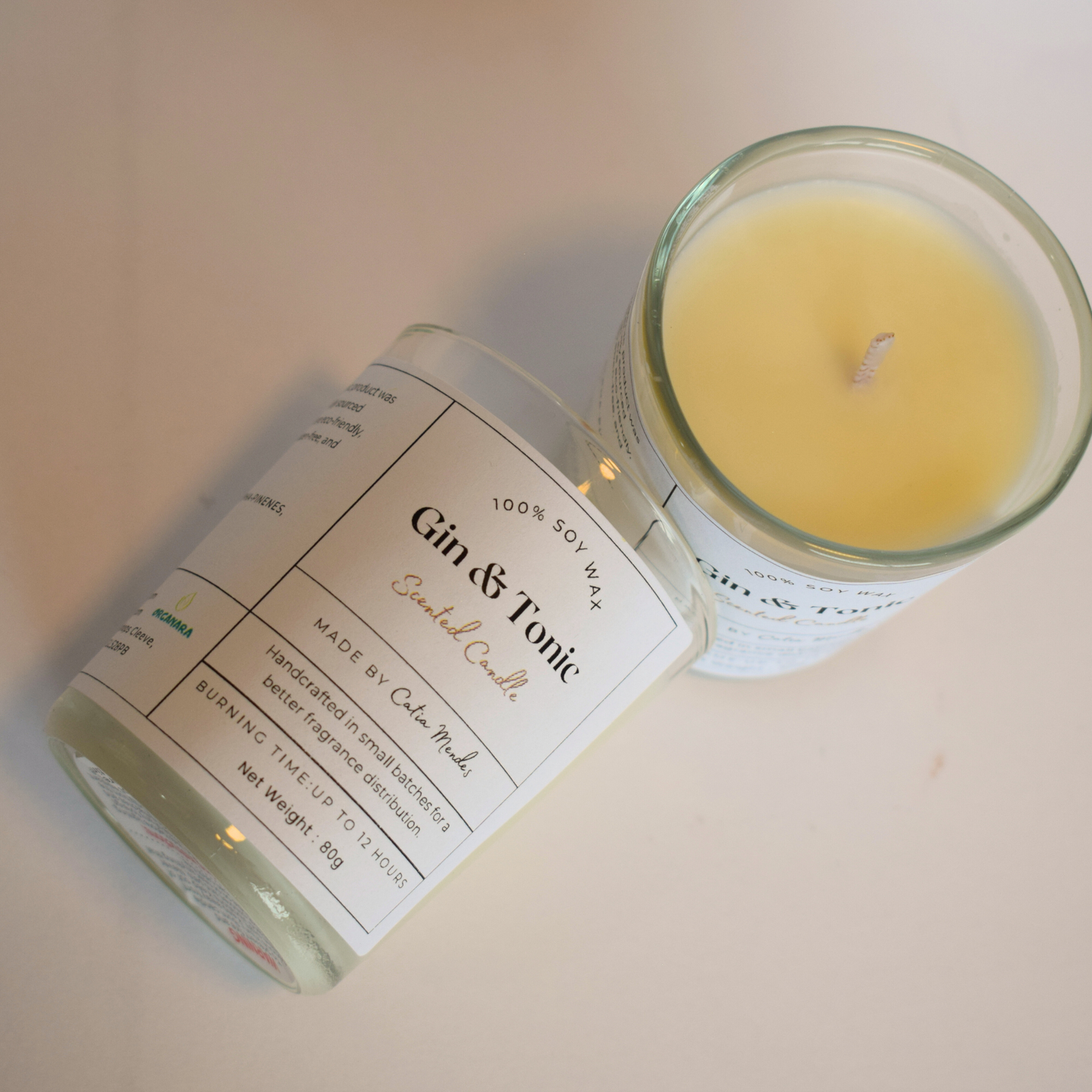 Gin And Tonic 80ml Soy Wax Candle