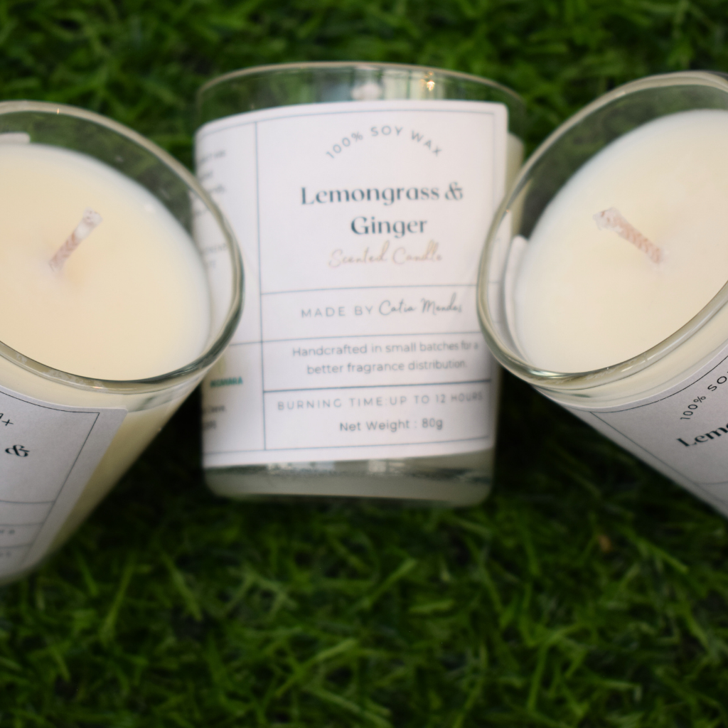 Lemongrass And Ginger 80ml Soy Wax Candle