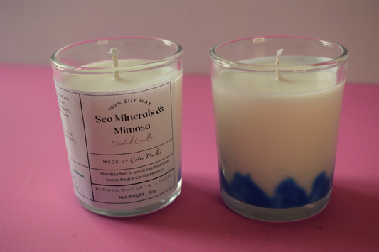 Sea Minerals & Mimosa Soy Wax Candle 80ml