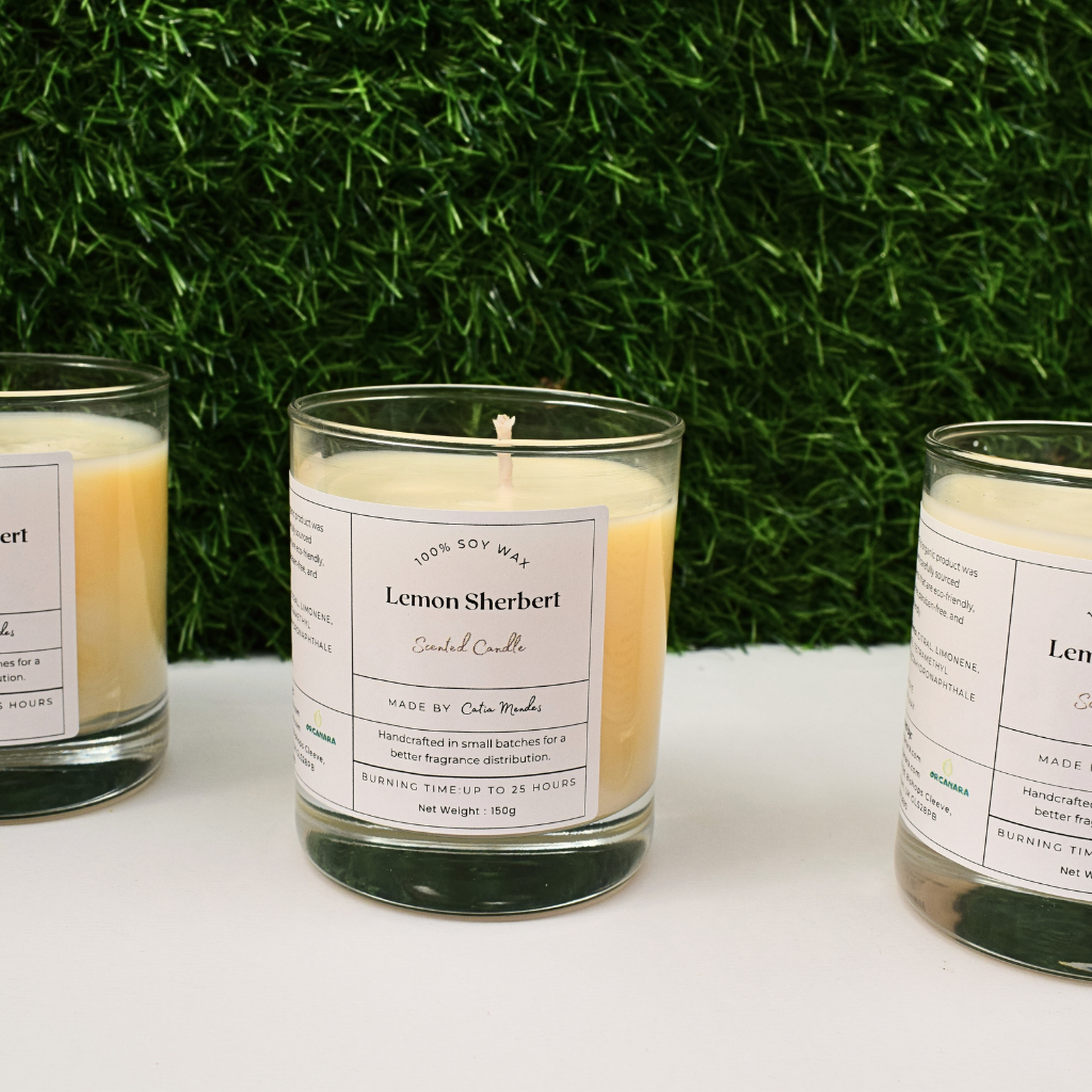 Sherbert Lemon 150ml Soy Wax Candle