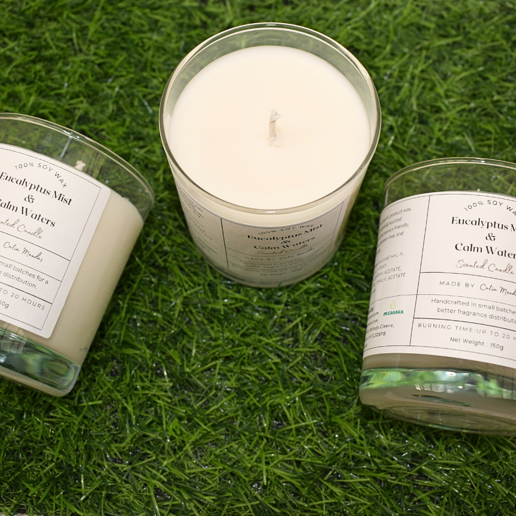 Eucalyptus Mist And Calm Waters 150ml Soy Wax Candle