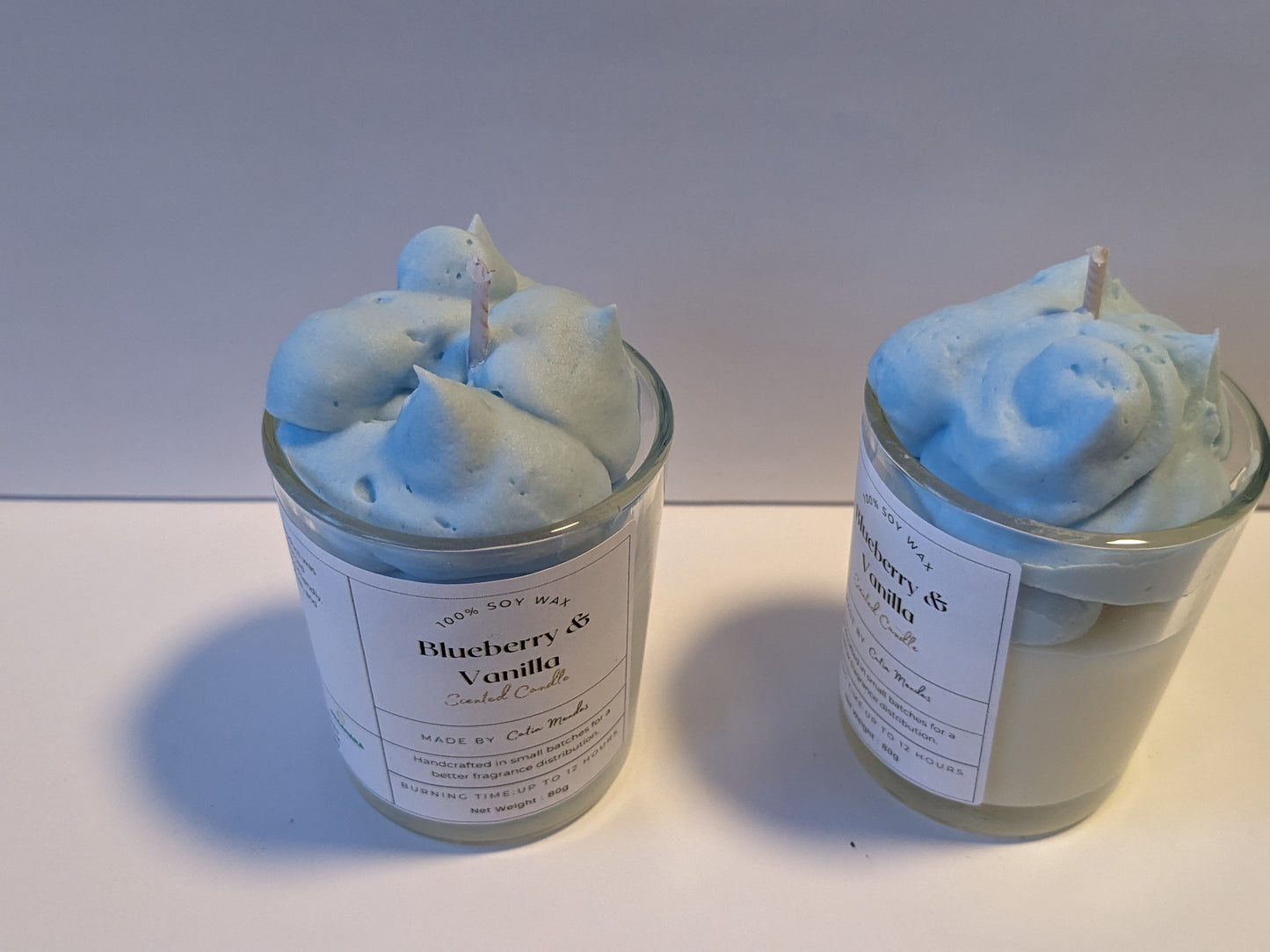 Blueberry & Vanilla Soy Wax Candle 80ml