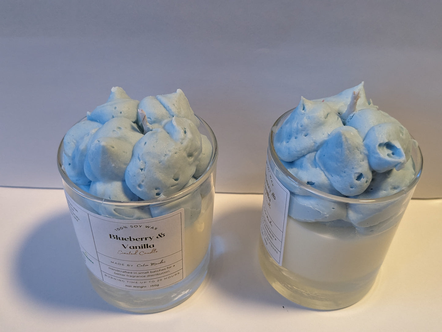 Blueberry & Vanilla Soy Wax Candle 150ml