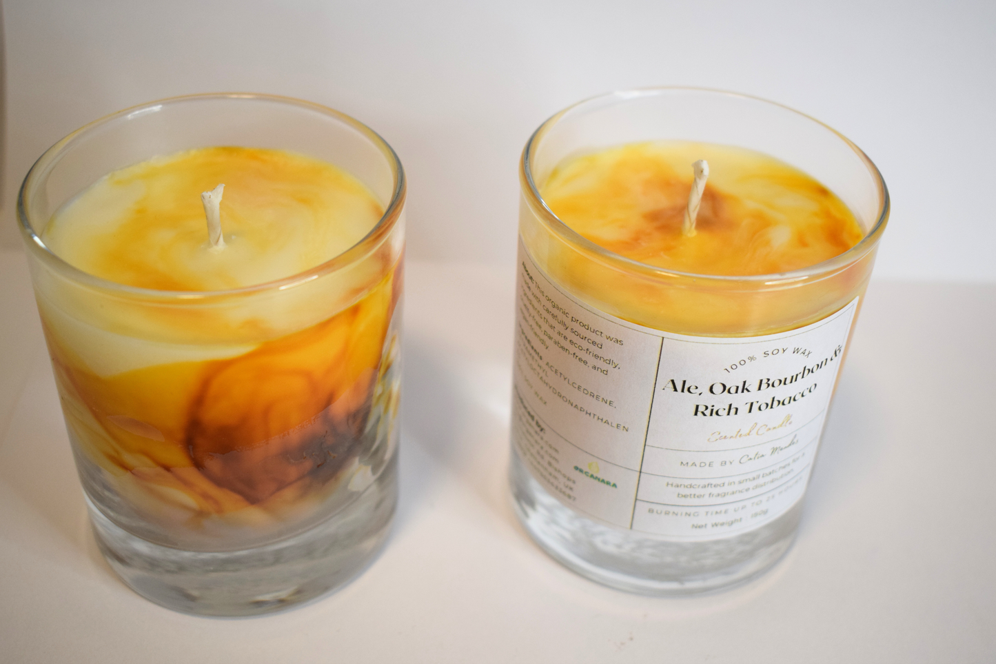 Ale Oak Bourbon & Rich Tobacco Soy Wax Candle 150ml