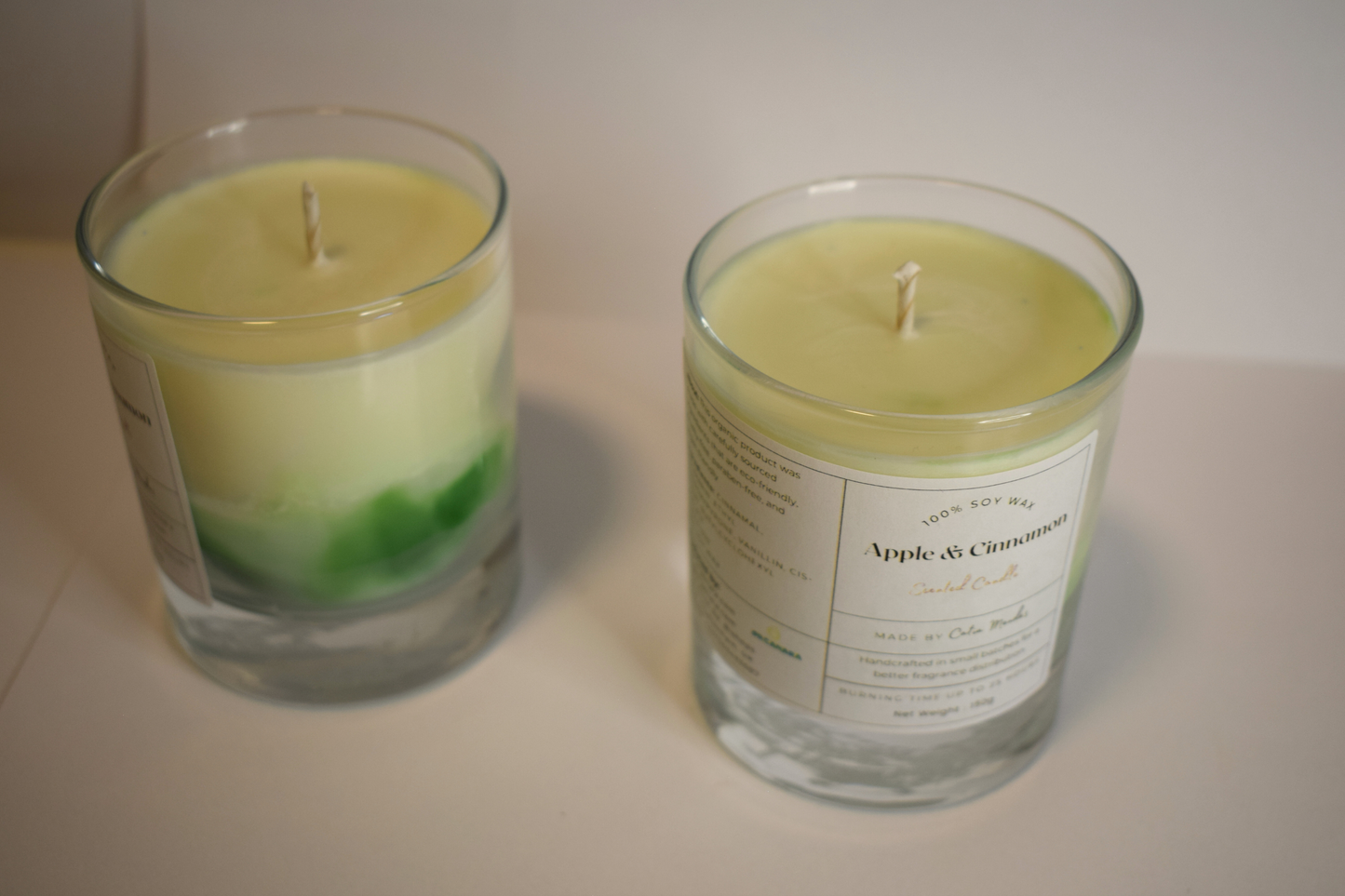 Apple And Cinnamon Soy Wax Candle 150ml