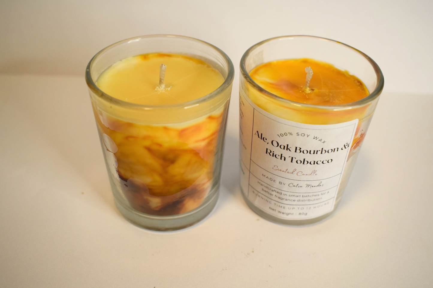 Ale Oak Bourbon & Rich Tobacco Soy Wax Candle 80ml