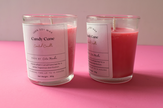 Candy Cane Soy Wax Candle 80ml