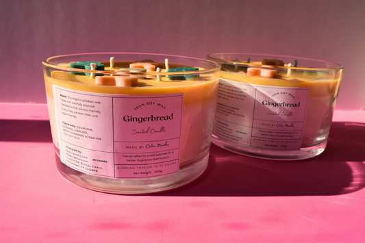 Gingerbread 550ml Soy Wax Candle