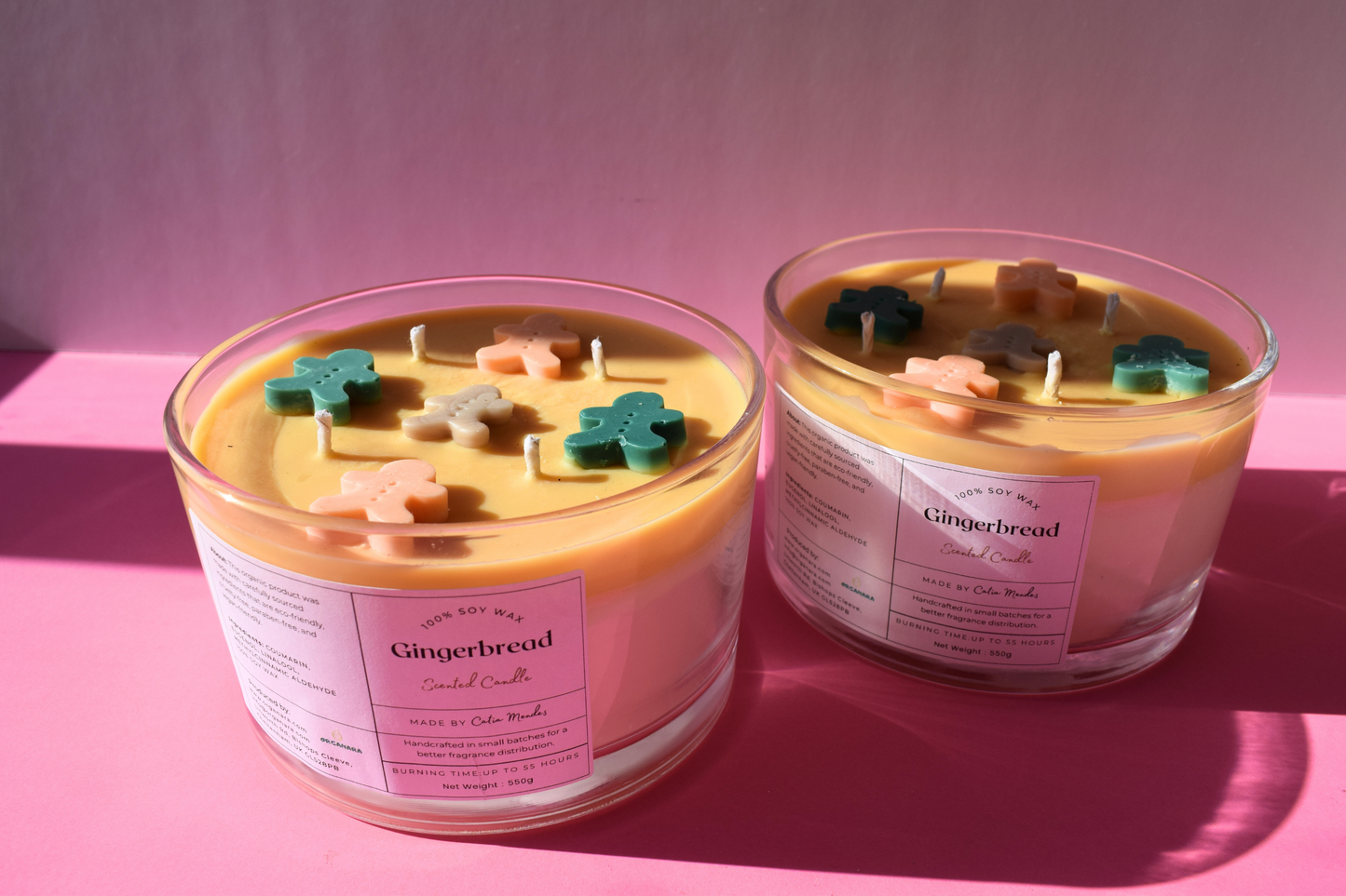 Gingerbread 550ml Soy Wax Candle