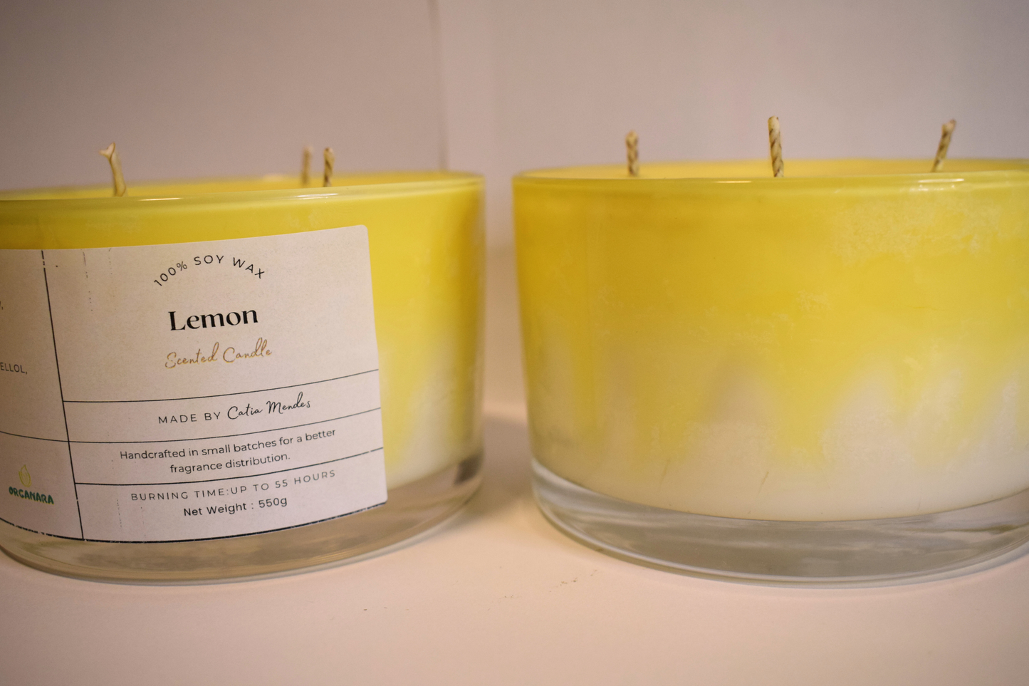 Lemon Soy Wax Candle 550ml